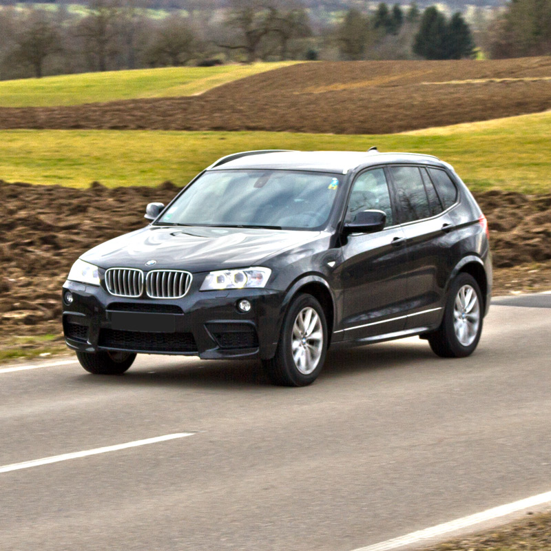 Prueba de práctica de conducción del BMW X3 xDrive35d