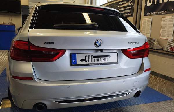 BMW Serie 5 en el banco de pruebas