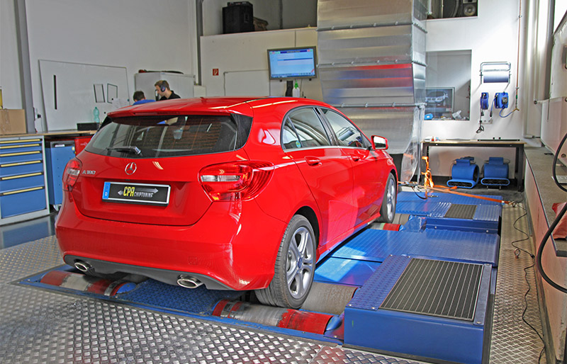 El Clase A de Mercedes en el banco de pruebas