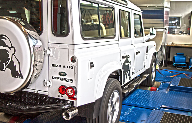 Chip de potencia en el Land Rover Defender