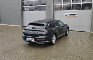 El nuevo vehículo de estilo de vida VW Arteon Shooting Brake se prueba en CPA Performance